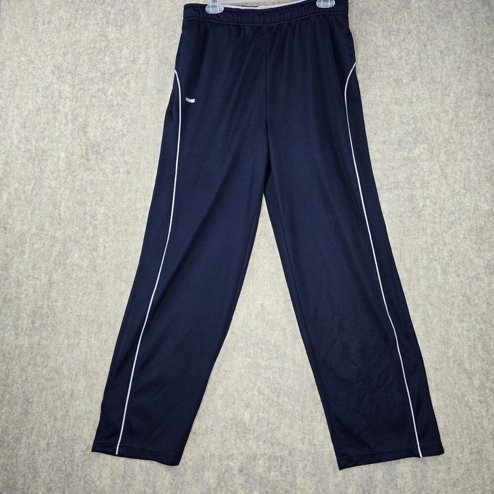 Emerge Navy Blue Fitness Track Pants Small Polyester Lightweight Sportswear